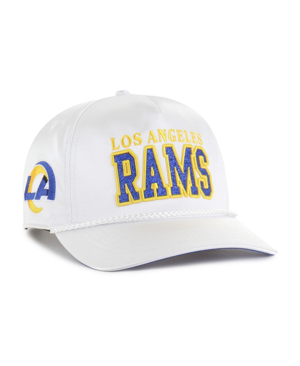 47 Brand Women's White Los Angeles Rams Outspoken Hitch Adjustable Hat In White