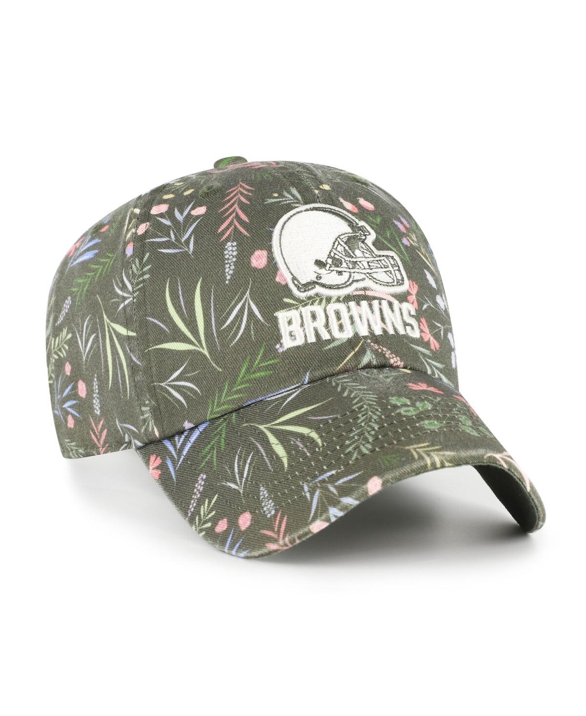47 Brand Women's Green Cleveland Browns Verbena Clean Up Adjustable Hat In Green