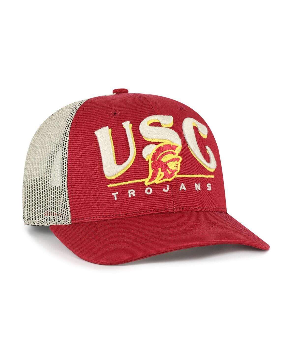 '47 Brand Men's Cardinal Usc Trojans Arid Adjustable Trucker Hat