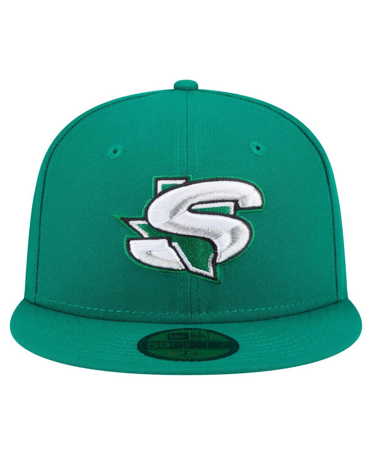 New Era Men's Green Dallas Stars Deceptor 59fifty Fitted Hat In Green