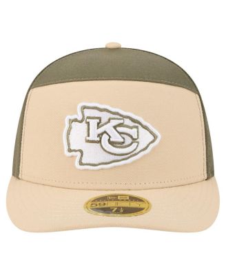 Men's&nbsp;Light Beige/Olive Kansas City Chiefs Two-Tone Color Pack Split Panel 59FIFTY Fitted Hat