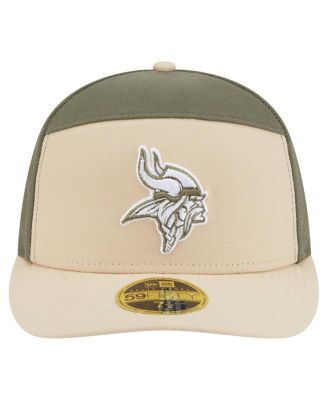Men's&nbsp;Light Beige/Olive Minnesota Vikings Two-Tone Color Pack Split Panel 59FIFTY Fitted Hat