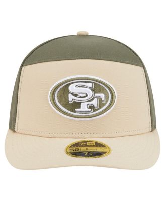 Men's&nbsp;Light Beige/Olive San Francisco 49ers Two-Tone Color Pack Split Panel 59FIFTY Fitted Hat