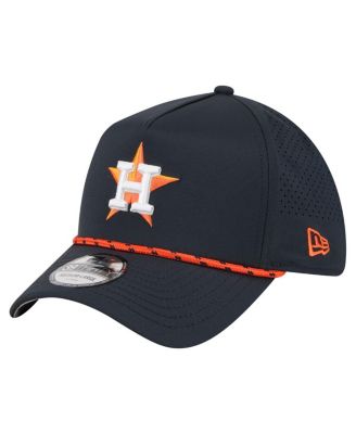 New Era - Men's Navy Houston Astros 39THIRTY A-Frame Perforated Flex Hat