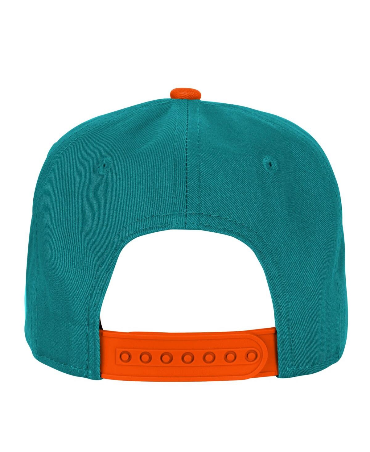 Outerstuff Preschool Aqua Miami Dolphins Essentials Adjustable Hat In Green