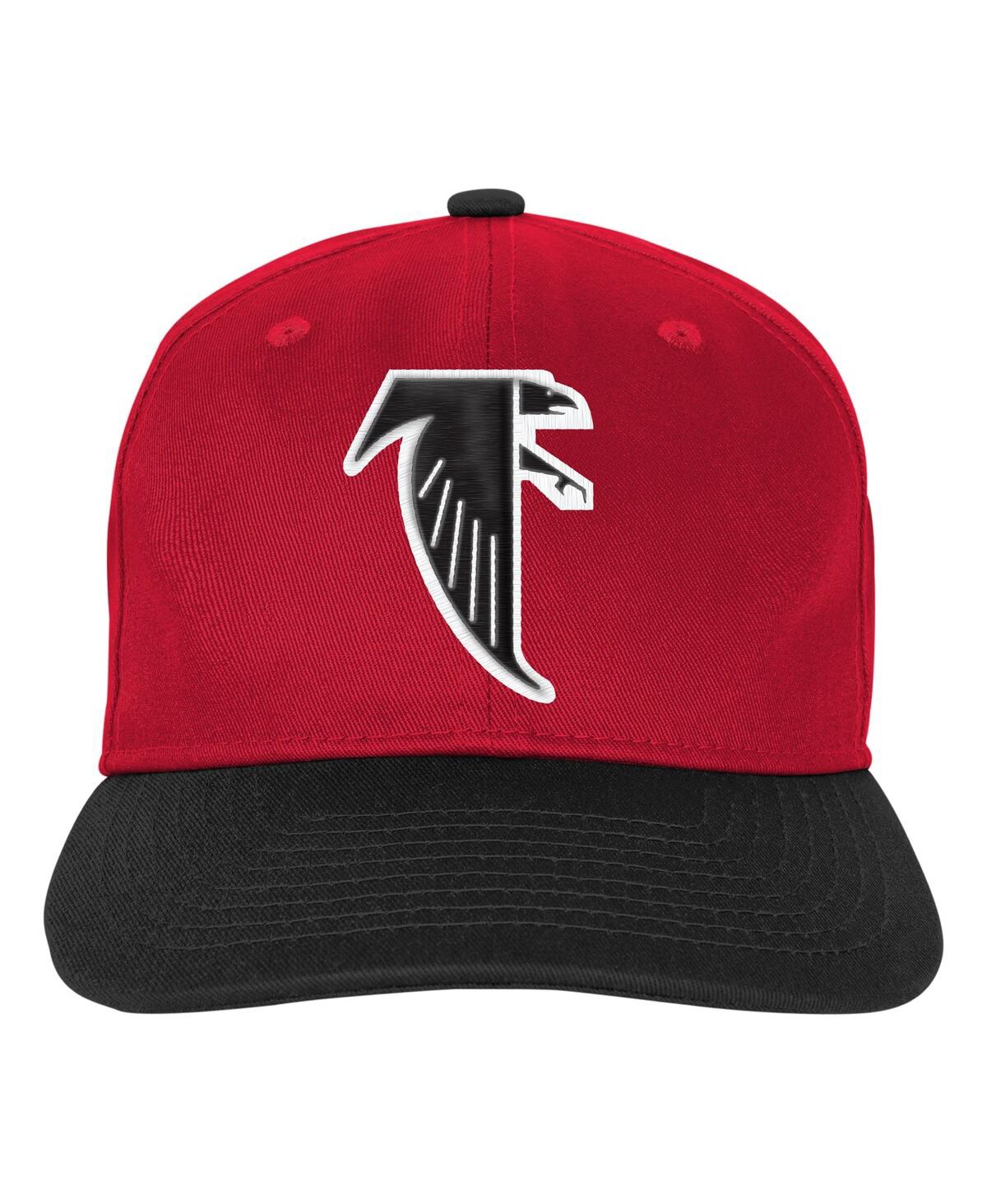 Outerstuff Big Boys And Girls Red Atlanta Falcons True Retro Adjustable Hat In Multi