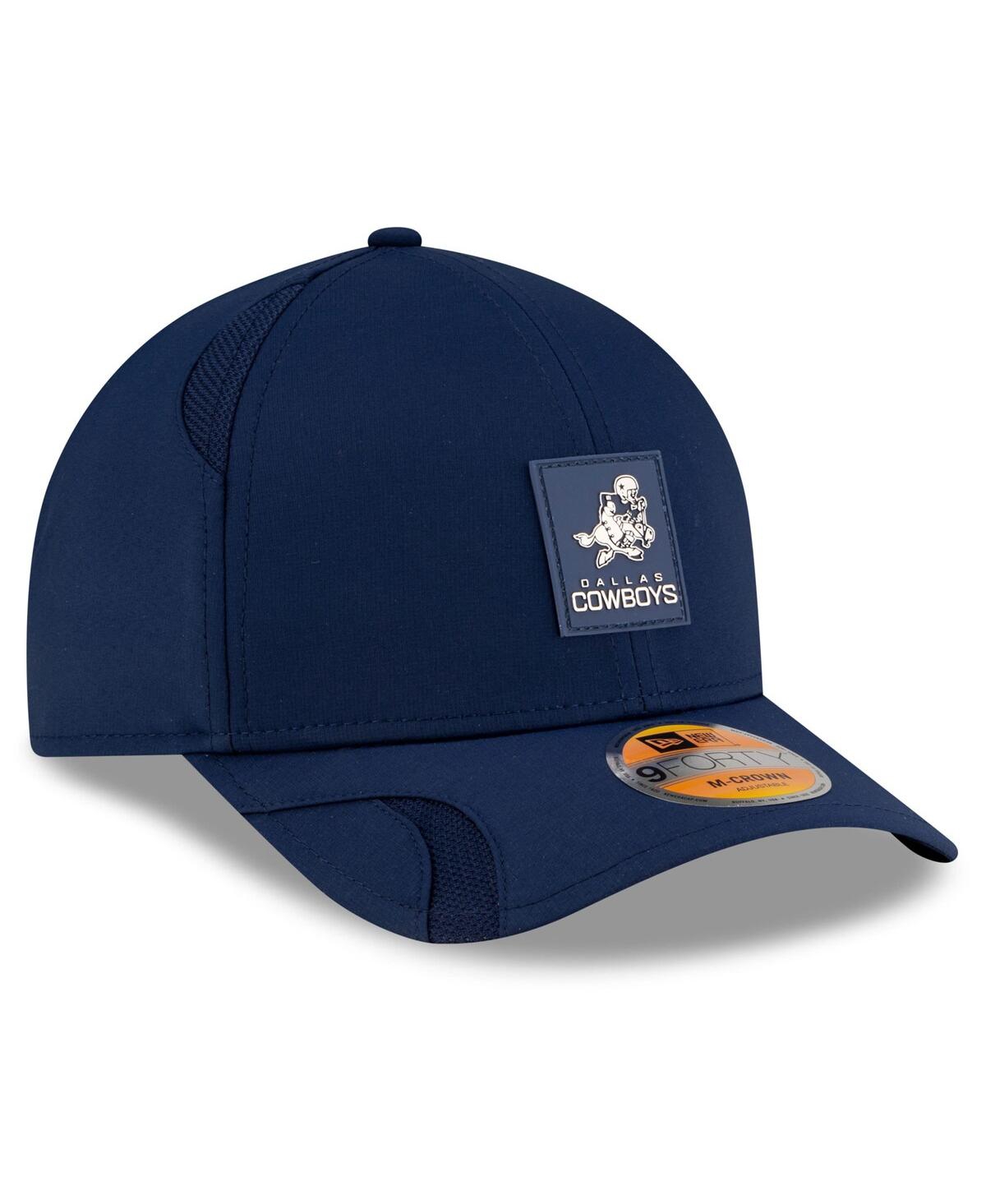 New Era Men's Navy Dallas Cowboys 2025 Sideline Throwback M-Crown 9FORTY Adjustable Hat