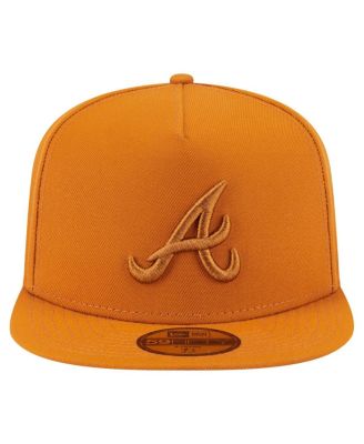 Men's Orange Atlanta Braves Color Pack A-Frame 59FIFTY Fitted Hat