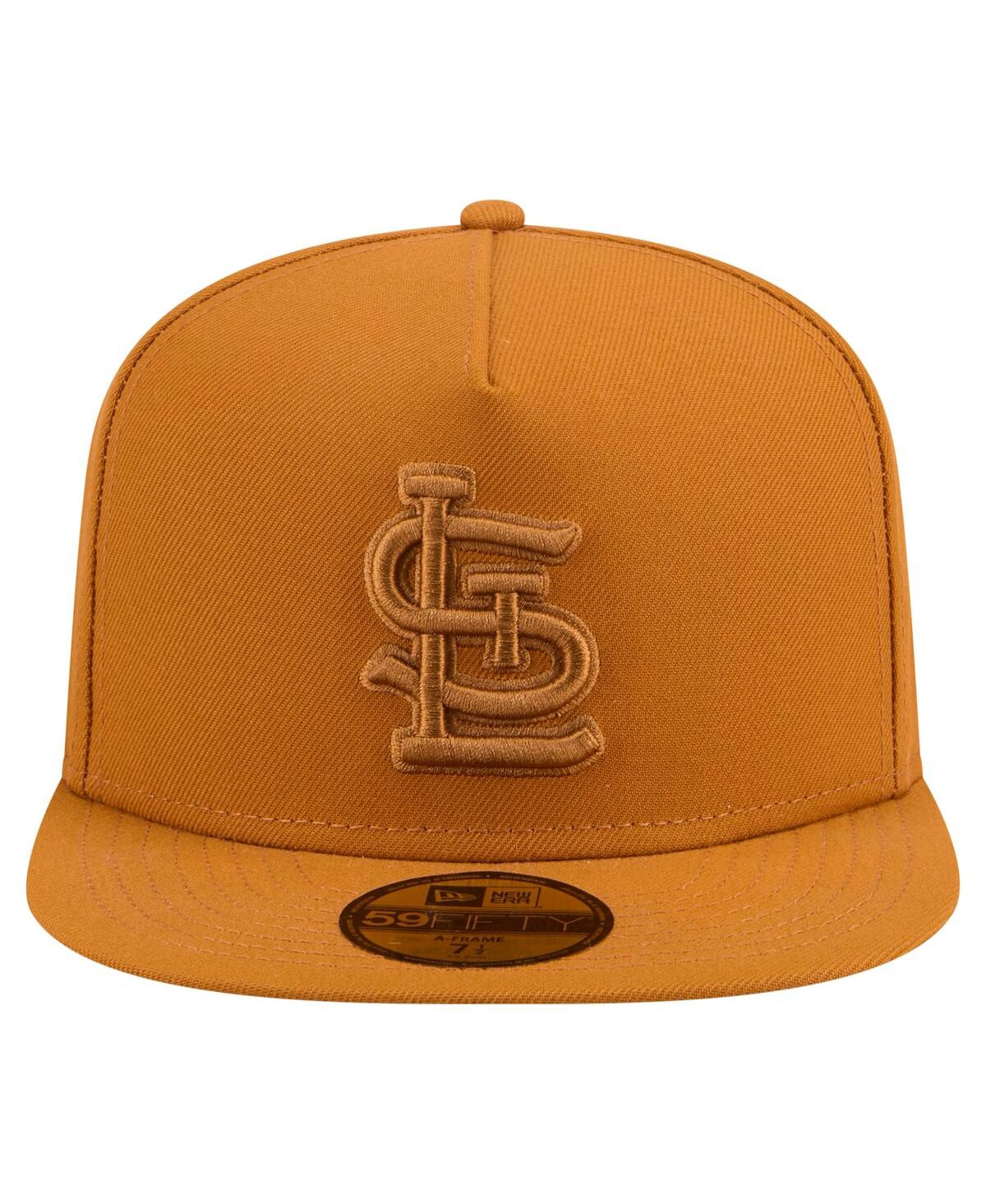 New Era Men's Orange St. Louis Cardinals Color Pack A-Frame 59FIFTY Fitted Hat