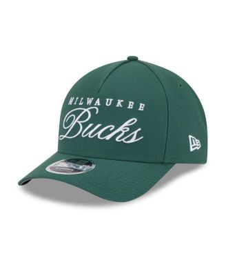 Men's Hunter Green Milwaukee Bucks 2025 NBA Draft M-Crown A-Frame 9FORTY Adjustable Hat