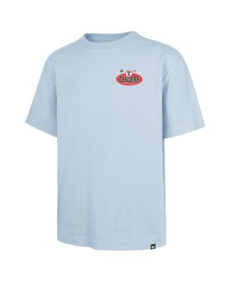 Men's Light Blue Texas Rangers Ice Cream Parlor Foundation T-Shirt