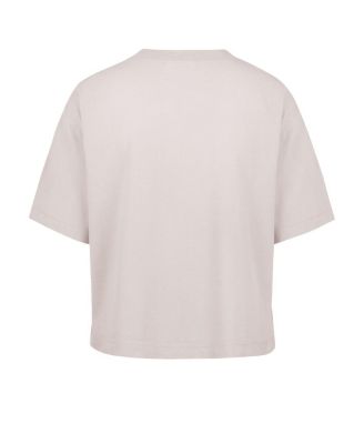 Women's Natural Las Vegas Raiders Cropped Windthrow Ravine T-Shirt