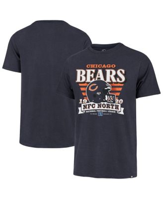 '47 Brand - Men's Navy Chicago Bears Stripe Splash Franklin Throwback T-Shirt
