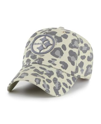 '47 Brand - Women's Gray Pittsburgh Steelers Bagheera Clean Up Adjustable Hat