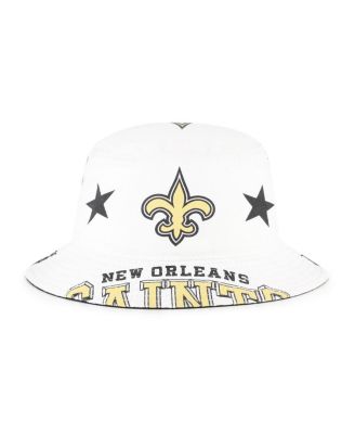 Women's White New Orleans Saints Energize Bucket Hat