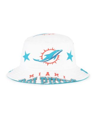 Women's White Miami Dolphins Energize Bucket Hat