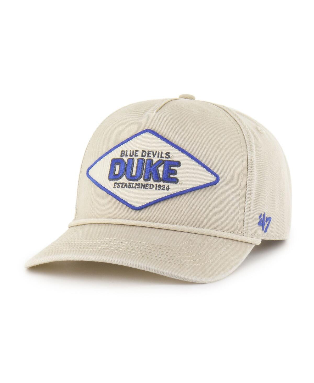 '47 Brand Men's and Women's Cream Duke Blue Devils Outdoorsmen Cairn Hitch Adjustable Hat