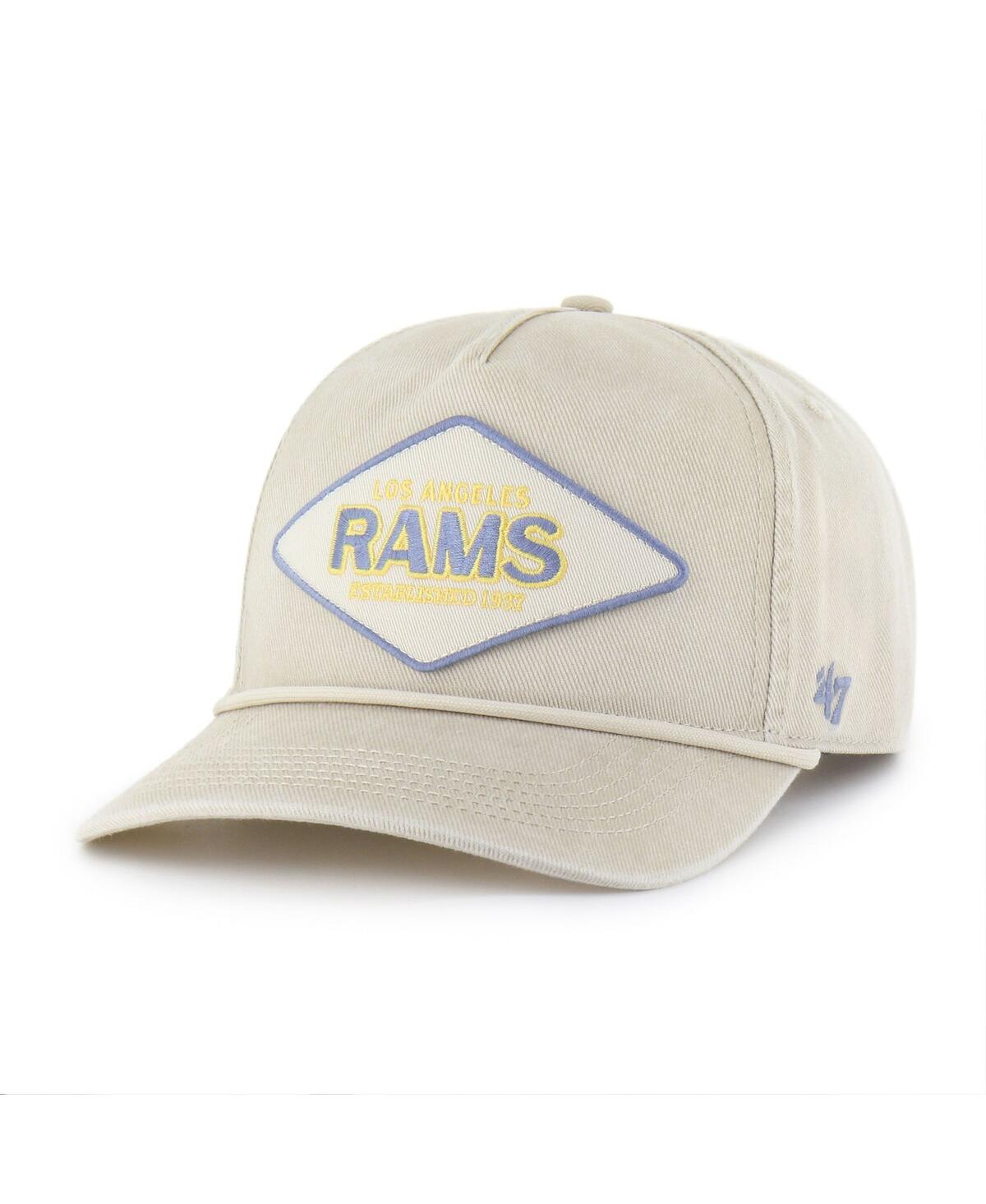 '47 Brand Men's Khaki Los Angeles Rams Cairn Hitch Adjustable Hat