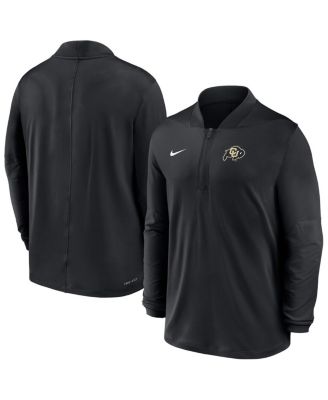 Nike - Men's Black Colorado Buffaloes Dri-FIT Half-Zip Pullover