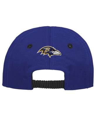 Baby Boys and Girls Purple/Black Baltimore Ravens My First Tail Sweep Slouch Flex Hat