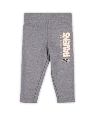 Toddler 2-Piece Baltimore Ravens Club House Long Sleeve Hoodie Top and Leggings Set