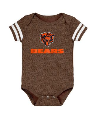 Outerstuff - Baby Boys and Girls Brown Chicago Bears Playmaker Bodysuit
