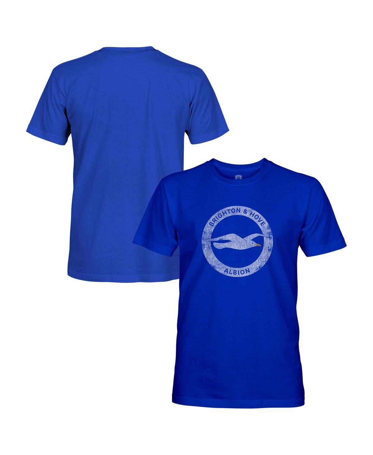 1863fc Men's Blue Brighton And Hove Albion Color Badge T-shirt In Blue