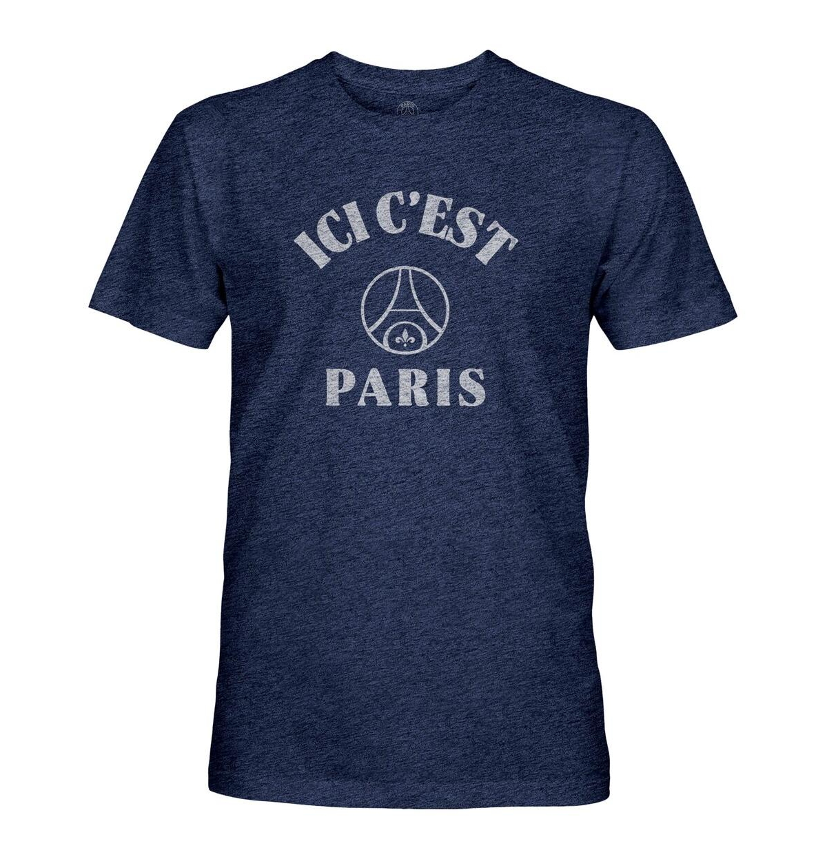 1863fc Men's Navy Paris Saint-germain Team Arch Vintage Tri-blend T-shirt In Blue