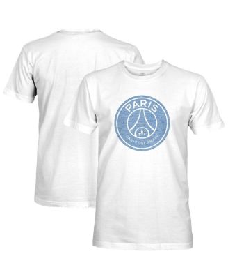 1863FC - Men's White Paris Saint-Germain Mono Badge T-Shirt
