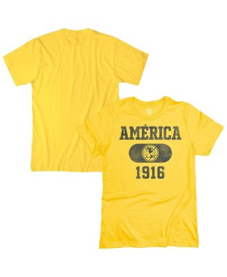 1863FC - Men's Yellow Club America Capsule 1916 T-Shirt