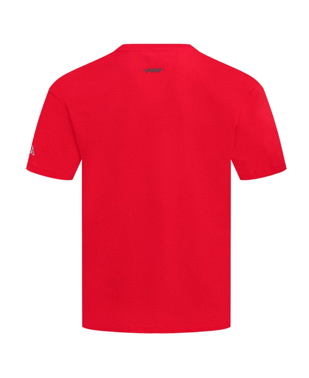 Pro Standard Men's Red Los Angeles Angels Turn It Up Dropped Shoulder T-shirt In Red