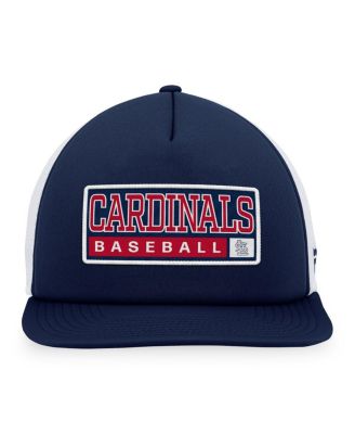 Men's Navy/White St. Louis Cardinals Foam Trucker Snapback Hat