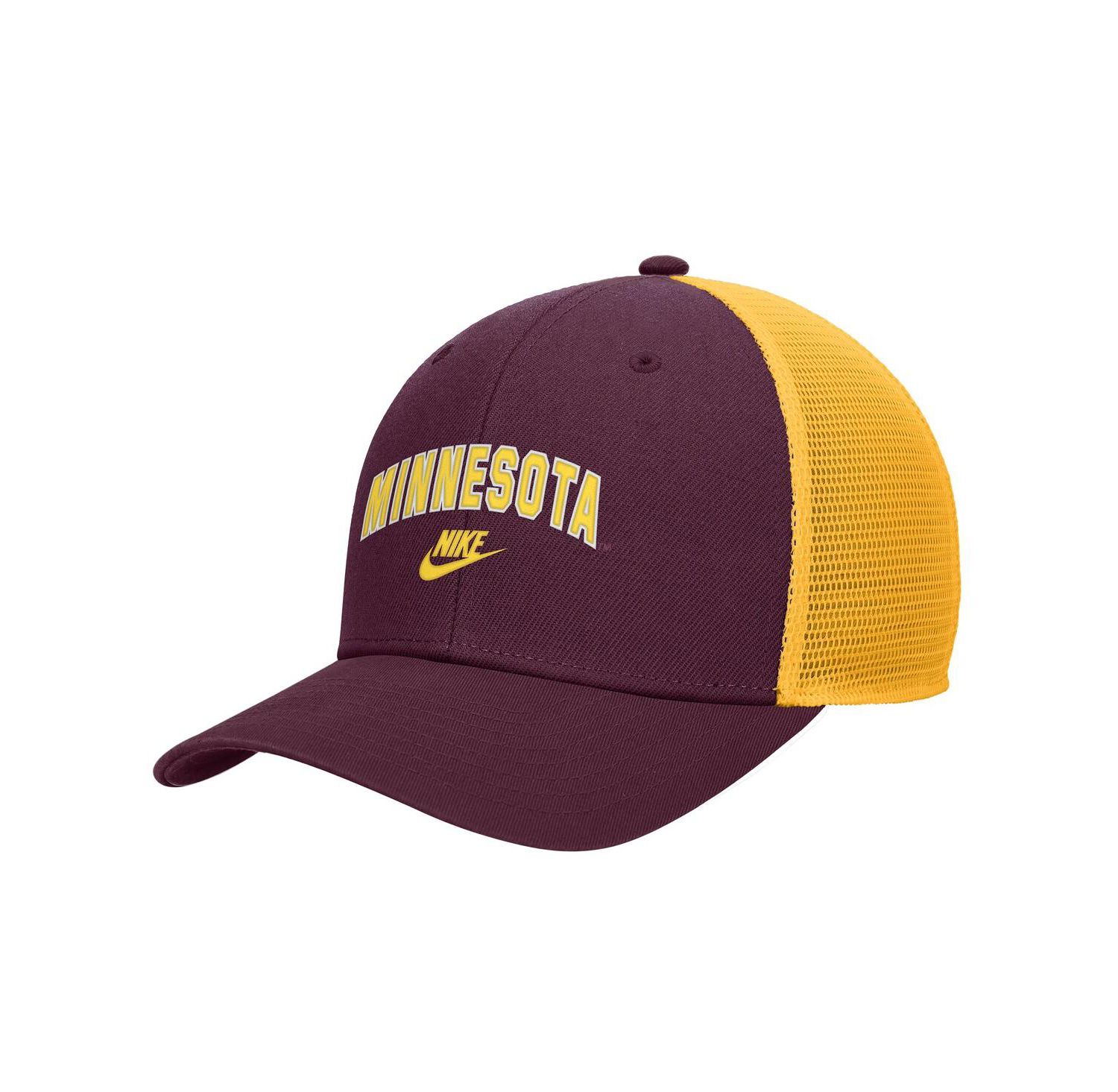 Men's Maroon Minnesota Golden Gophers Vintage Arch Rise Performance Trucker Adjustable Hat