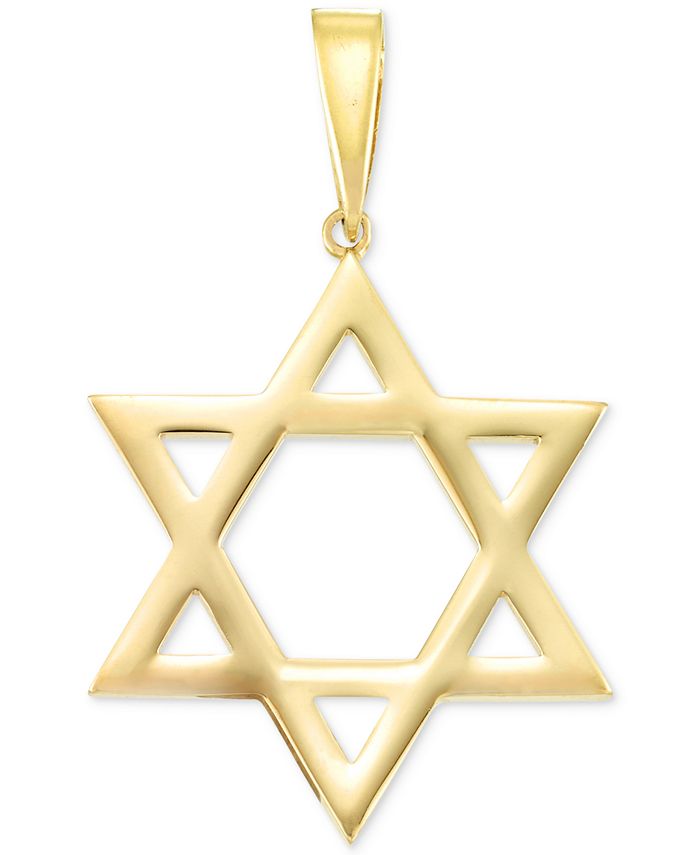 Macy's star of david on sale necklace
