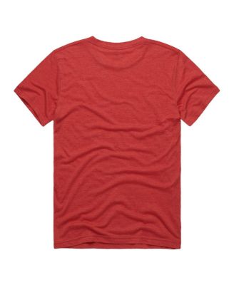 Men's and Women's Red Kansas City Chiefs NFL ASL Collection by Love Sign Tri-Blend T-Shirt