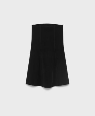 Women's Strapless Knitted Top