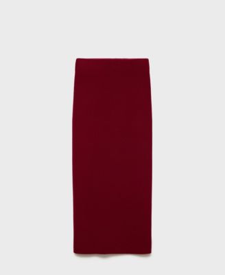 Women's Fine Knit Midi Skirt