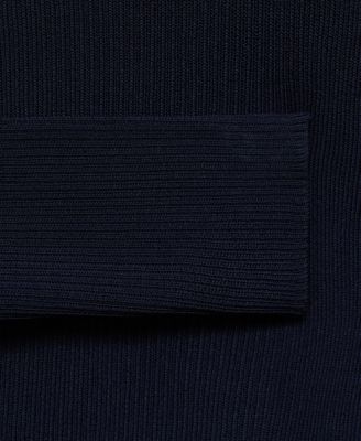 Women's V-Neck Ribbed Knit Sweater