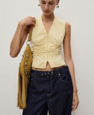 Women's Straight-Fit Belt Jeans