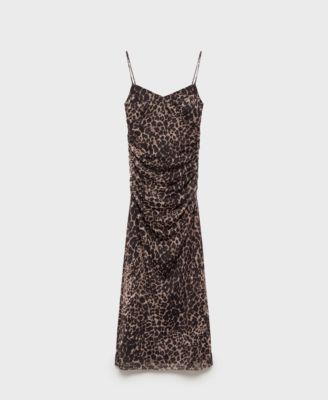 Women's Animal-Print Midi Dress