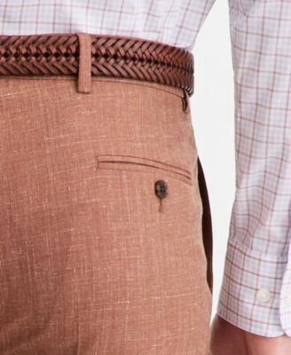 Men's Modern Fit Wool Blend Suit Separate Pants