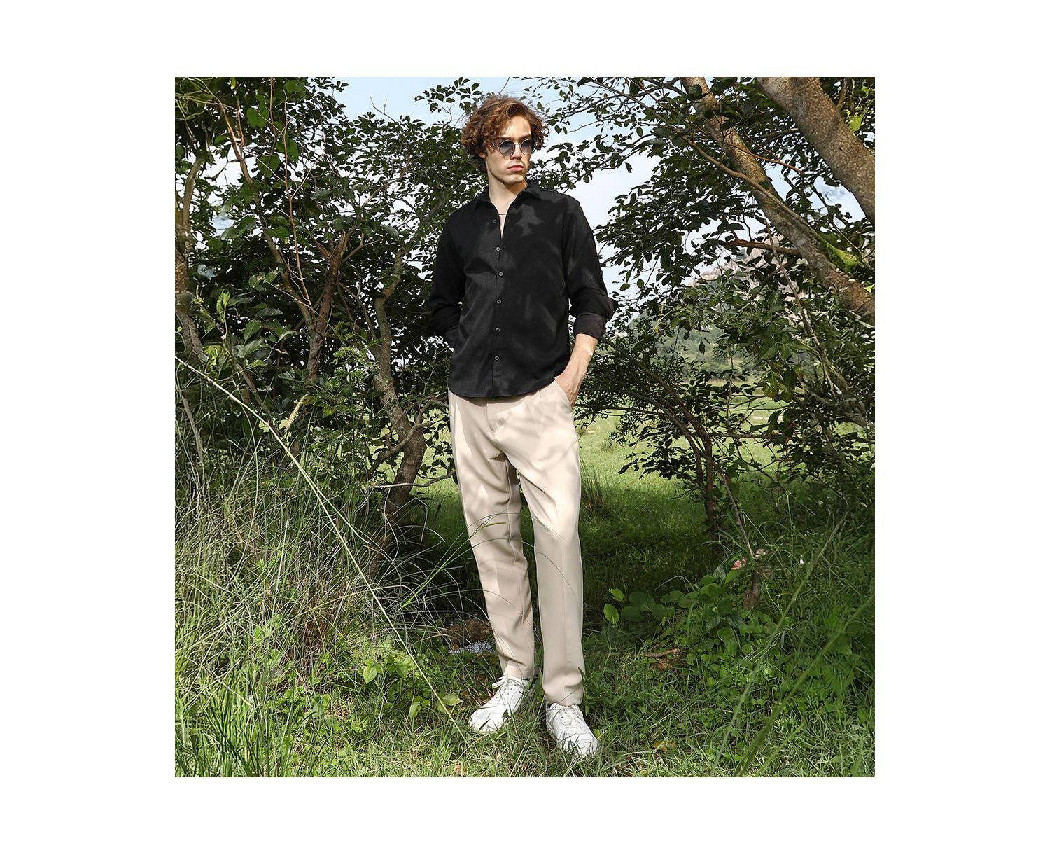 Men's Solid Knit Shirt