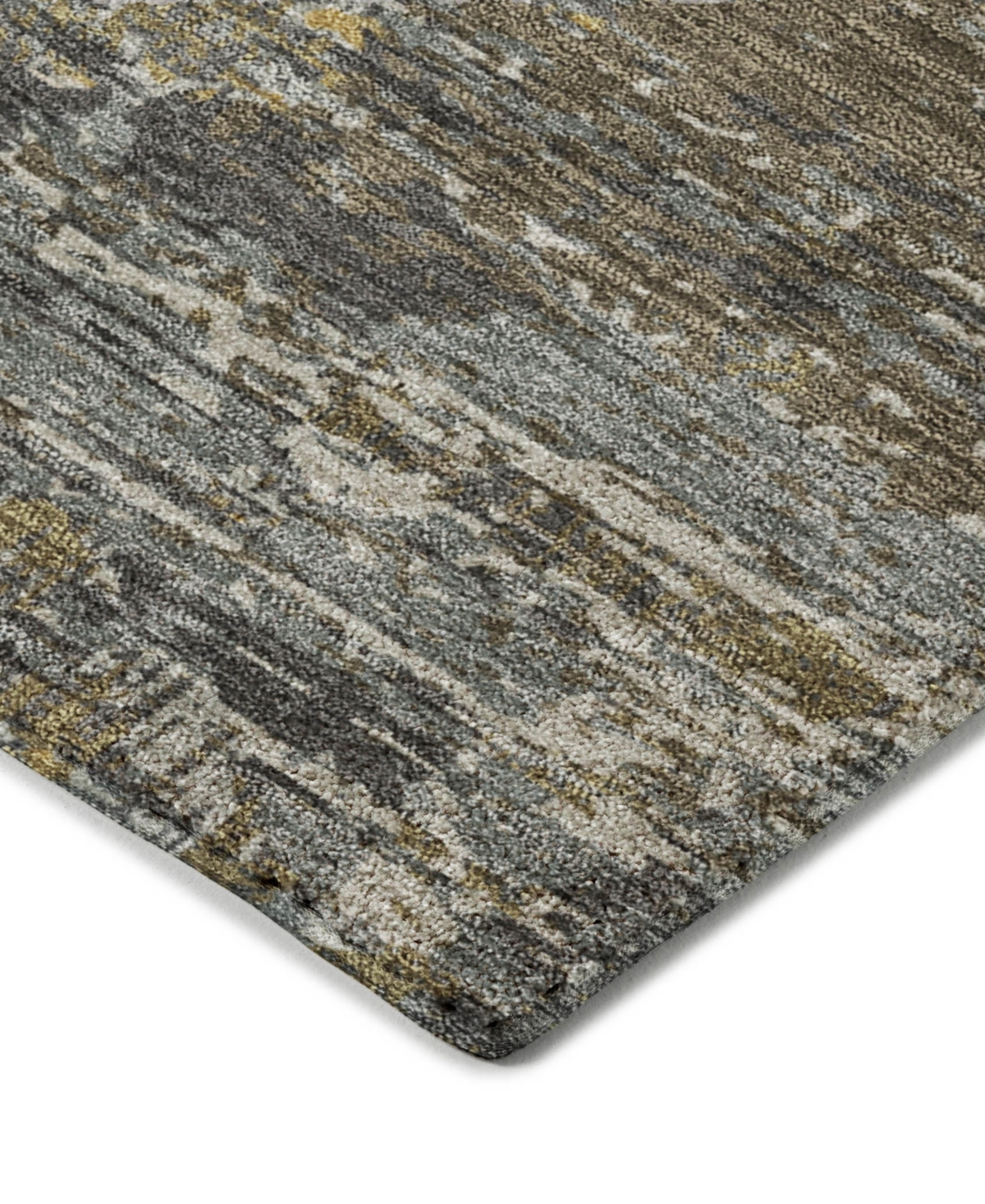 Dalyn Kochi Kc12 2'3"x7'6" Runner Area Rug In Yellow