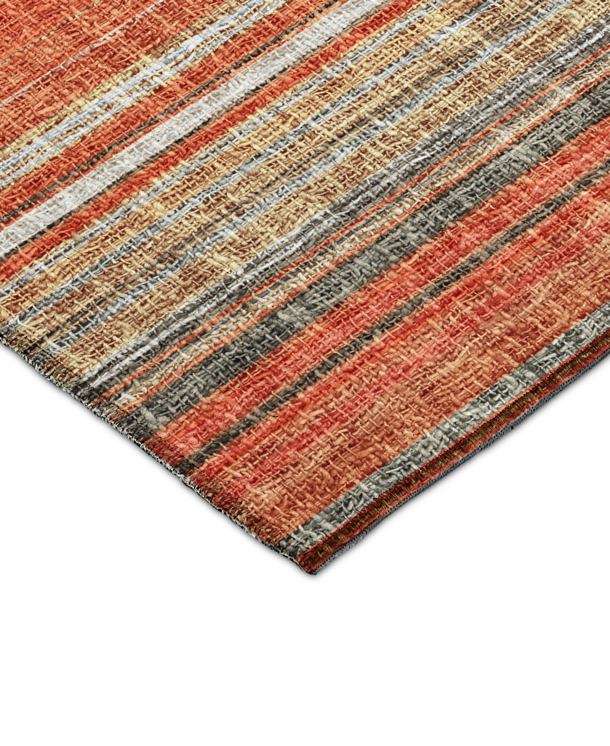 Dalyn Portico Po2 2'3"x7'6" Runner Area Rug In Orange