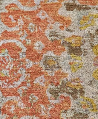 Tabrook Washable TB11 8'x8' Round Area Rug