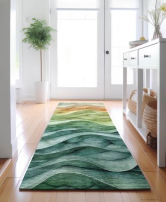 Pacifica Washable PA4 2'3"x7'6" Runner Area Rug