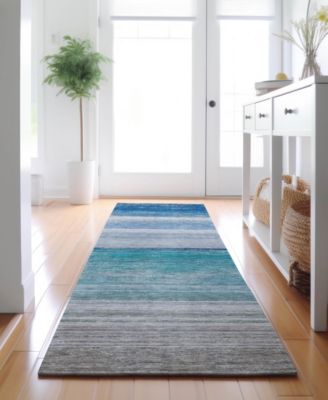 Pacifica Washable PA7 2'3"x7'6" Runner Area Rug