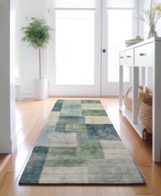 Pacifica Washable PA12 2'3"x7'6" Runner Area Rug