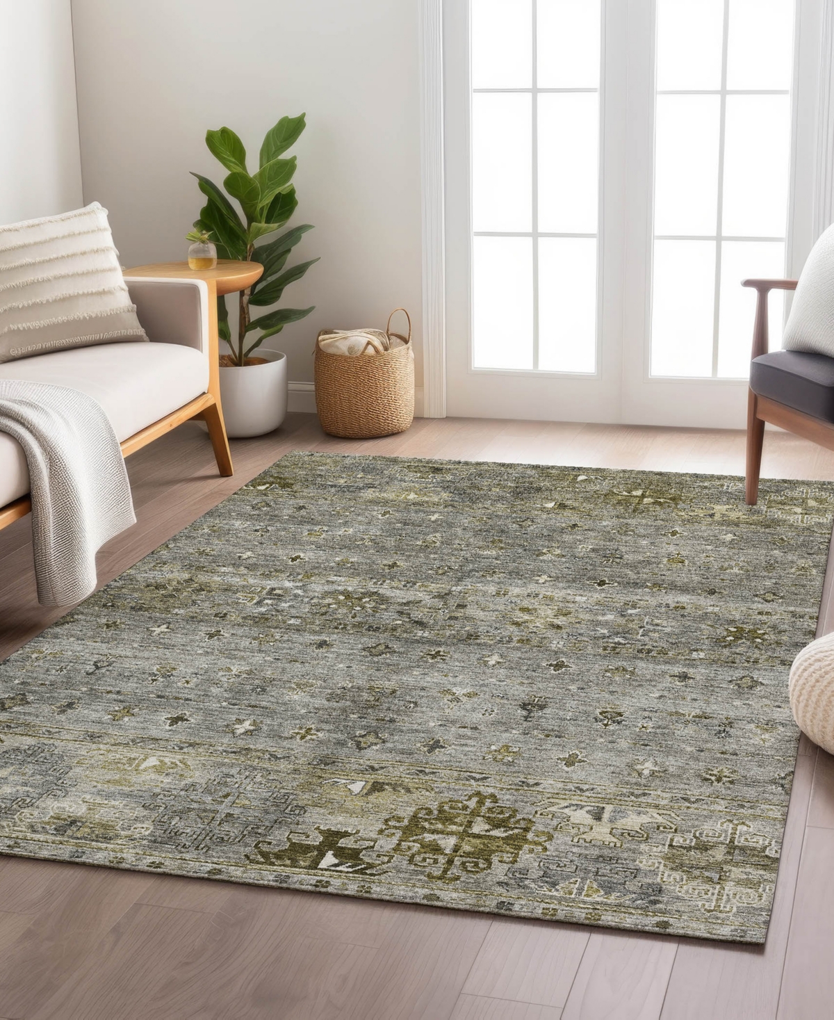 Dalyn Karaj Kj5 5'x7'6" Area Rug In Multi