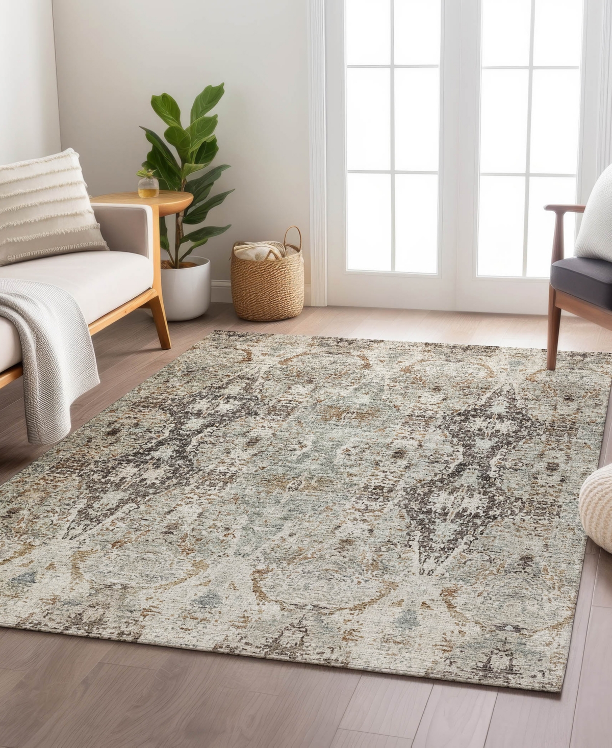 Dalyn Karaj Kj9 5'x7'6" Area Rug In Multi